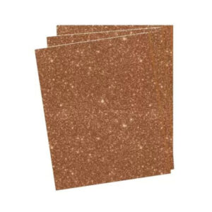 Kit c/ 10 folhas eva 40x60cm gliter dourado ref wpe30012 Wincy