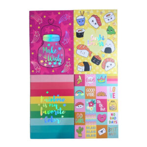 Caderno bloco anotações 36 folhas 14,4x21cm wpm52153 Wincy