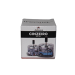 Cinzeiro redondo metal 12cm c/ pote reservatorio 172 Amigold