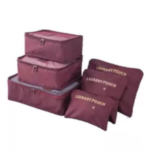 Kit c/ 06 organizadores de roupas p/ mala viagem 5165 Amigold