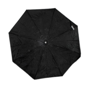 Guarda chuva pequeno preto cabo curvo ref rjs01300 Elite