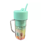 Liquidificador portatil 420ml 06 lam c/ canudo top1148 DL Festas