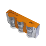 Produto Jogo c/ 03 copos vidro 285ml cerveja 3607 Euroquadros Fratelli