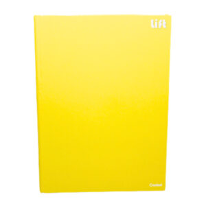 Caderno 96 folhas brochura amarelo 20x27,5cm ref 7673 Credeal