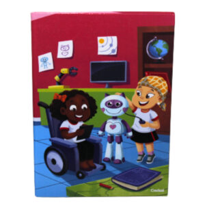 Caderno 80 folhas brochura capa desenho 20x27,5cm 7263 Credeal