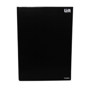 Caderno 96 folhas brochura preto 20x27,5cm ref 9519 Credeal