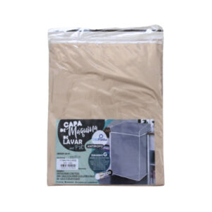 Capa de maquina G pvc antimofo bege ref 1295 Vida Pratika