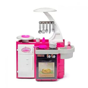 Cozinha classic infantil c/ acessorios rosa ref 1601 Cotiplas
