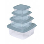 Jogo c/ 04 potes quadrados PMGeGG ref cqh04 Giplas