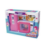 Brinquedo nova cozinha geladeira e microondas 645 Lua De Cristal