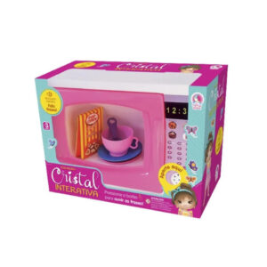 Brinquedo microondas interativo c/ 14 frases 648 Lua De Cristal