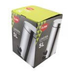 Lixeira 05 lts inox c/ pedal ref ck650 Clink
