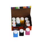 Caixa c/ 12 tintas guache color escolar 15ml ref egua1fp Master