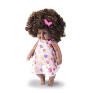 Boneca yukinha hair negra c/ cabelo ref 1148-x Nova Toys