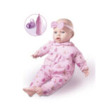 Boneca nina baby branca 52cm ref 1047 Nova Toys