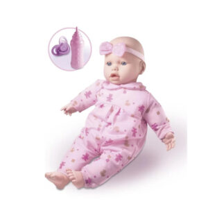 Boneca nina baby branca 52cm ref 1047 Nova Toys