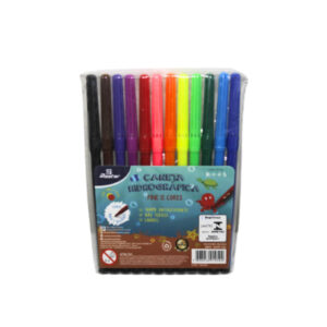 Kit c/ 12 canetinhas hidrografica color fine ref ehf12c Master