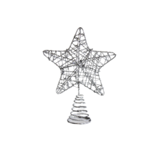 Enfeite decorativo de natal estrela 12cm natp11 Multiart