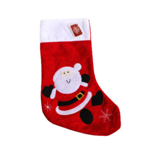 Enfeite decorativo de natal bota veludo papai noel lyb02 Multiart