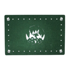 Lugar americano 45x30cm feltro natalino ref amx0048 Multiart