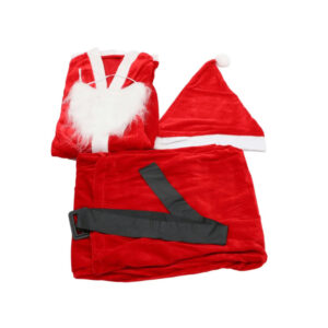 Fantasia adulto do papai noel poliester ref ly526 Multiart