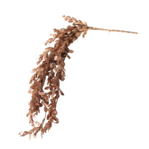 Enfeite decorativo de natal galho flor 77cm rose ref 96r Multiart