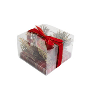 Vela decorativa 10x6,5cm natalina ref vlx0027 Multiart