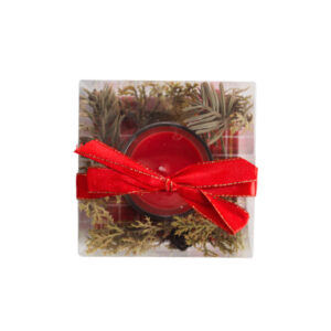 Vela decorativa 10×6,5cm natalina ref vlx0027 Multiart