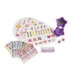 Produto Brinquedo maleta c/ adesivo unha mania infantil 6569 DM BRASIL