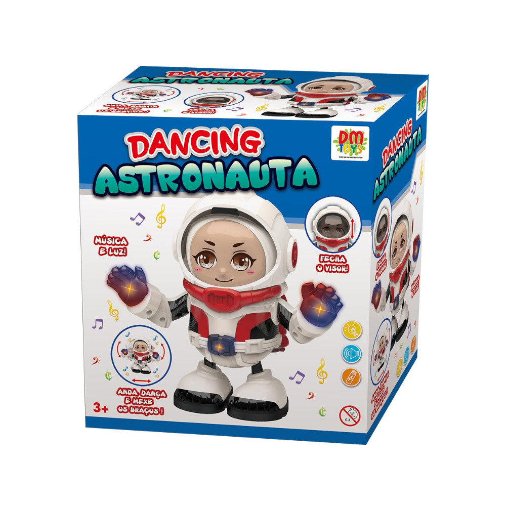 Produto Brinquedo dancing astronauta a pilha ref dmt6635 DM Brasil