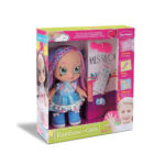 Boneca rainbow nails pink azul 26cm ref 802 Bambola