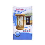 Enfeite decorativo ampulheta 17x10,3cm vidro ref apb135 Apeximp