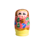 Enfeite decorativo 05 mini bonecas madeira ap75105 Apeximp