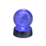 Enfeite decorativo mesa luminaria planeta 08cm 7814ledg Apeximp