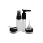Kit p/ viagem 07 pcs dispenser mini shampoo plastico ref 2486 FWB