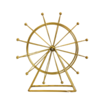 Produto Enfeite decorativo 22,5x21,5cm roda gigante metal ref 2971 FWB