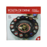 Jogo cassino roleta de drink 17 pcs 29,3x7,3cm ref 9057 FWB