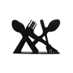 Porta guardanapo decorado garfo/colher ref rj18156 Elite