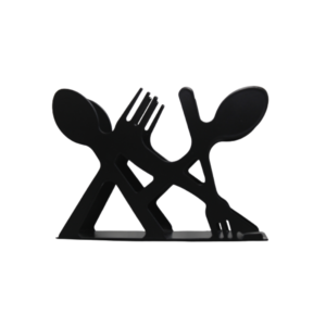 Porta guardanapo decorado garfo/colher ref rj18156 Elite