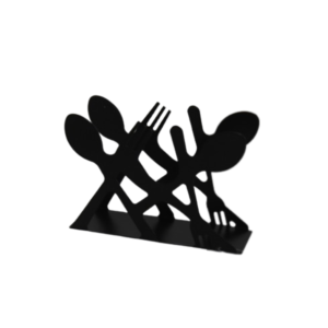 Porta guardanapo decorado garfo/colher ref rj18156 Elite