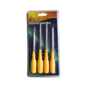 Kit c/ 04 chaves fenda/philips ref ref rjk0027 Elite