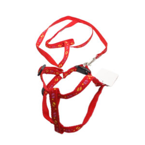 Coleira peitoral c/ guia 1,2 mts para pets ref rj2801 Elite