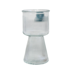 Vaso decorativo vidro 19,5x10cm ref dva554 V Madalozzo