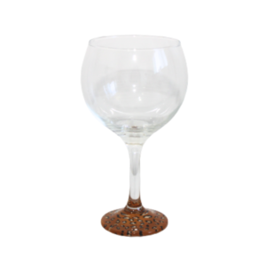 Taça 600 ml vidro gin base oncinha ref 8788 Medieval