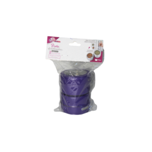 Porta condimento 02 pcs c/imã 70ml roxo fosco 15100 Inga Imports
