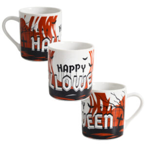 Caneca 300 ml ceramica helloween happy ref cn0119 LV Artigos