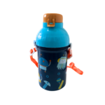 Garrafa 450 ml infantil c/ alça plastico color ref 13420 Wellmix