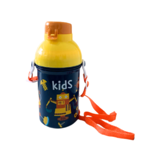 Garrafa 450 ml infantil c/ alça plastico color ref 13422 Wellmix