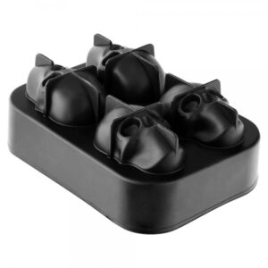 Forma gelo caveira silicone 11x8x43cm ref ck4960 clink