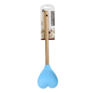 Espatula silicone c/ cabo madeira ref yp3579 Xhaday